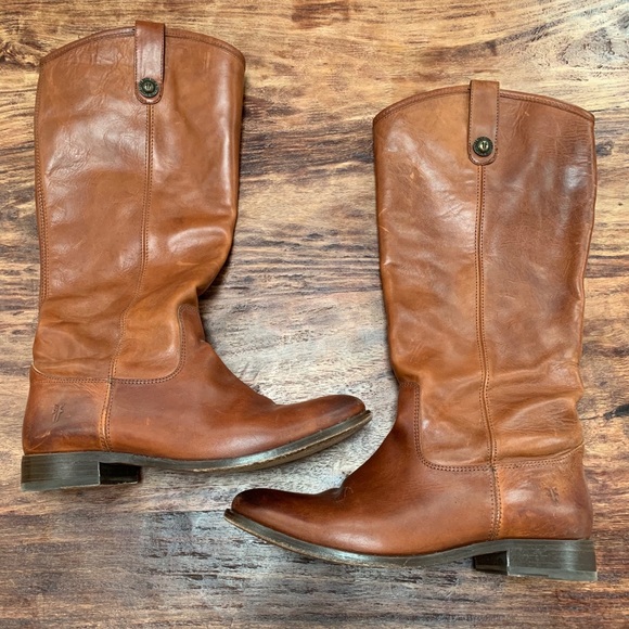 Frye Shoes - Frye Cognac Leather Boot